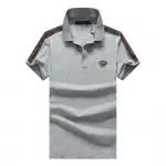 versace jeans hommes t-shirt v8196 polo medusa gray